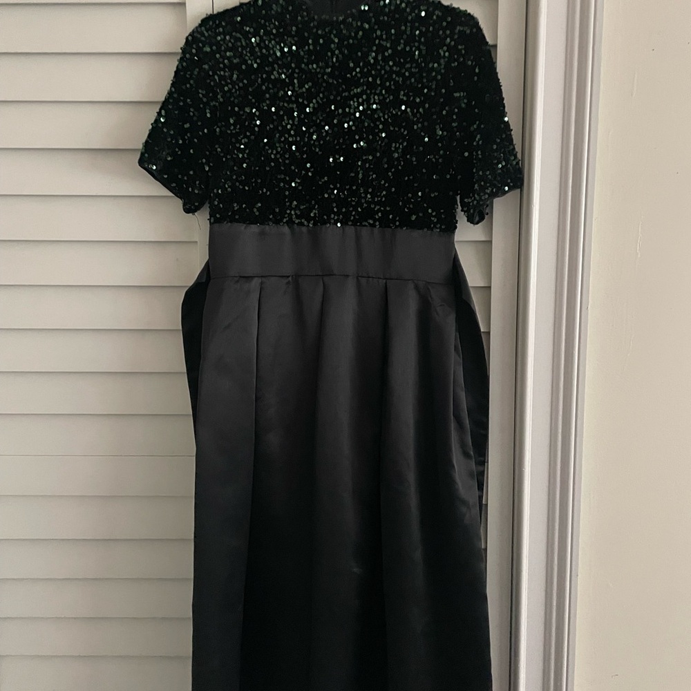 JJs House Black Sequin Midi Dress